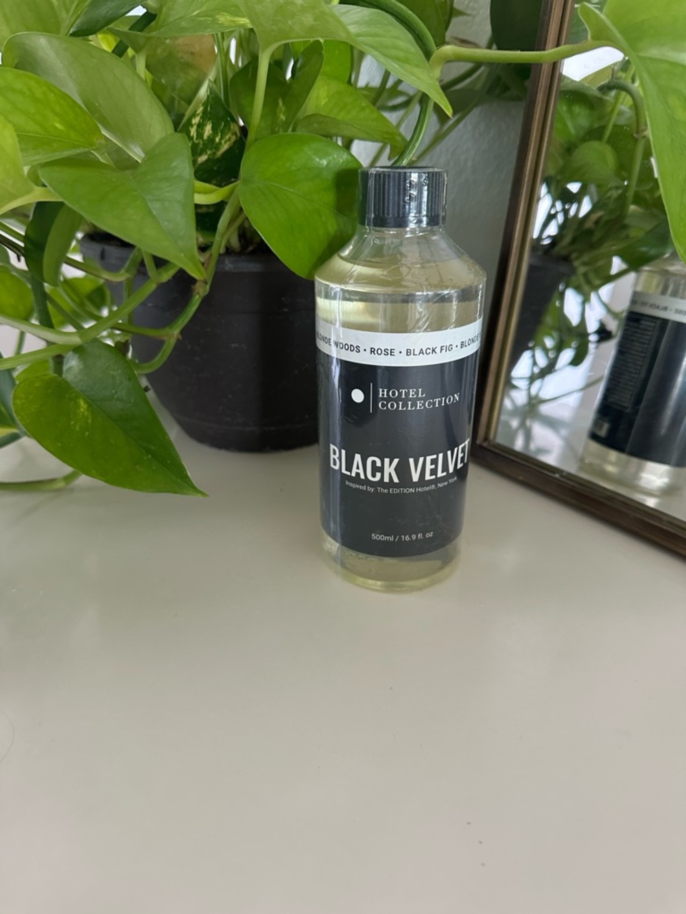 Hotel Collection Black Velvet Home Fragrance Spray - Black & Clear